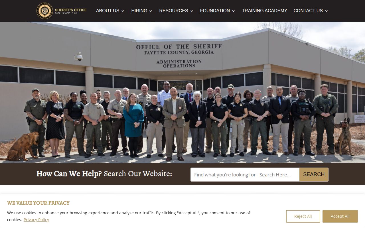 Fayette County Sheriff official app and public-safety links